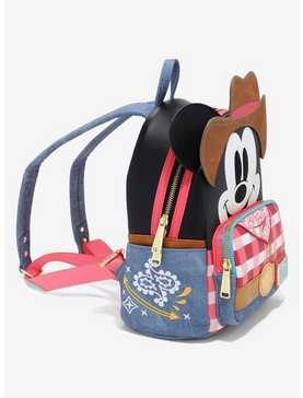 Loungefly Disney Mickey Mouse Western Figural Mini Backpack, , hi-res