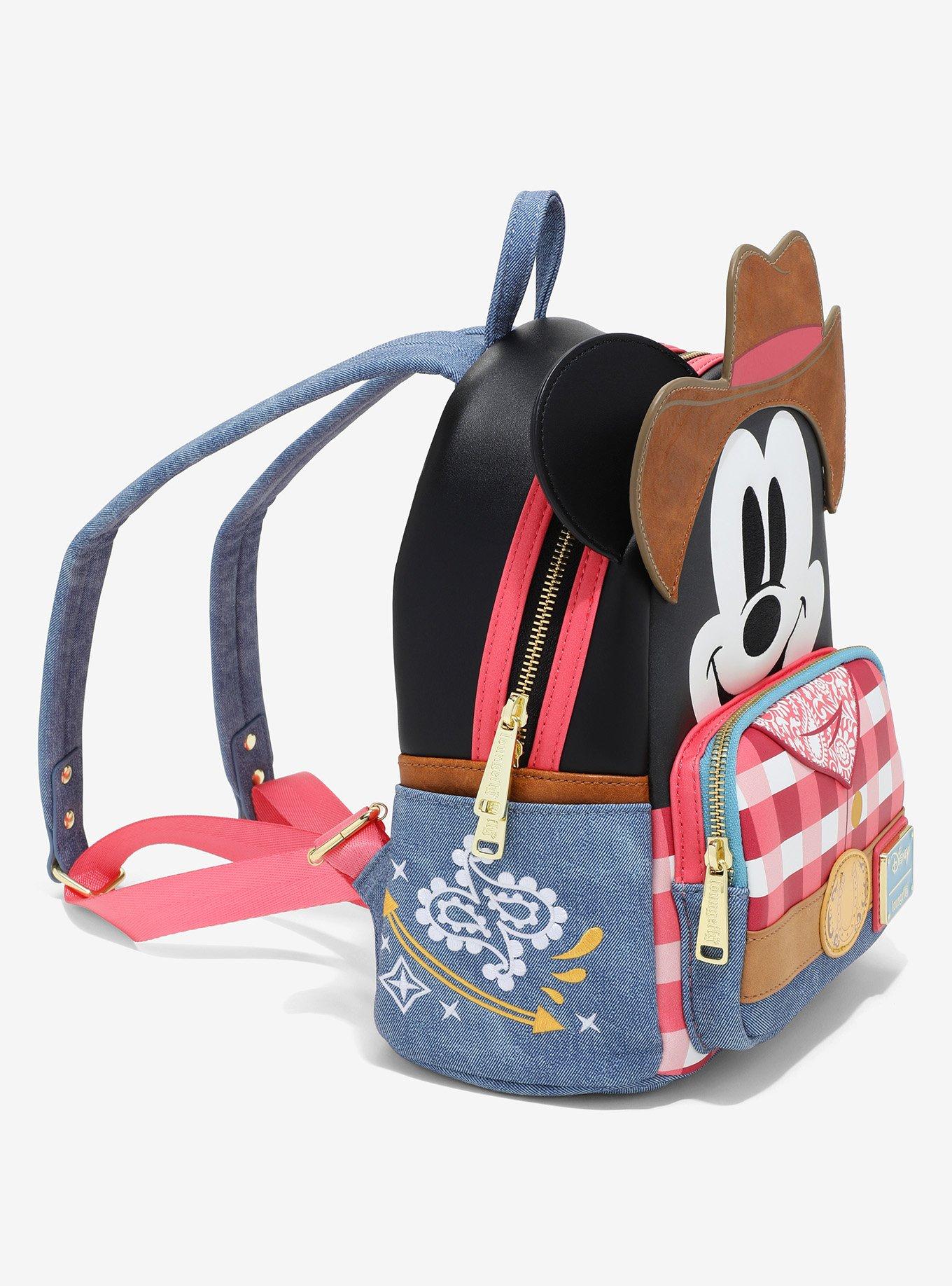 Loungefly Disney Mickey Mouse Western Figural Mini Backpack, , alternate