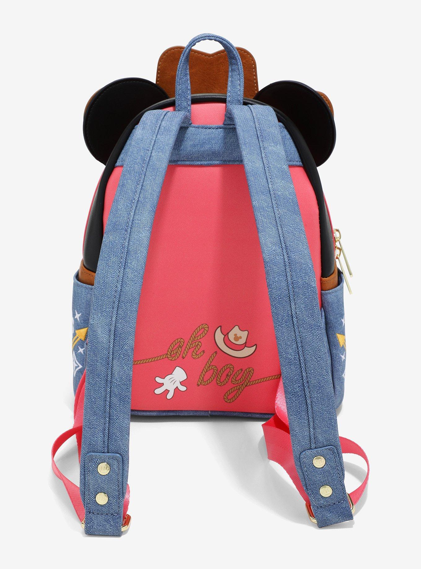 Loungefly Disney Mickey Mouse Western Figural Mini Backpack, , alternate