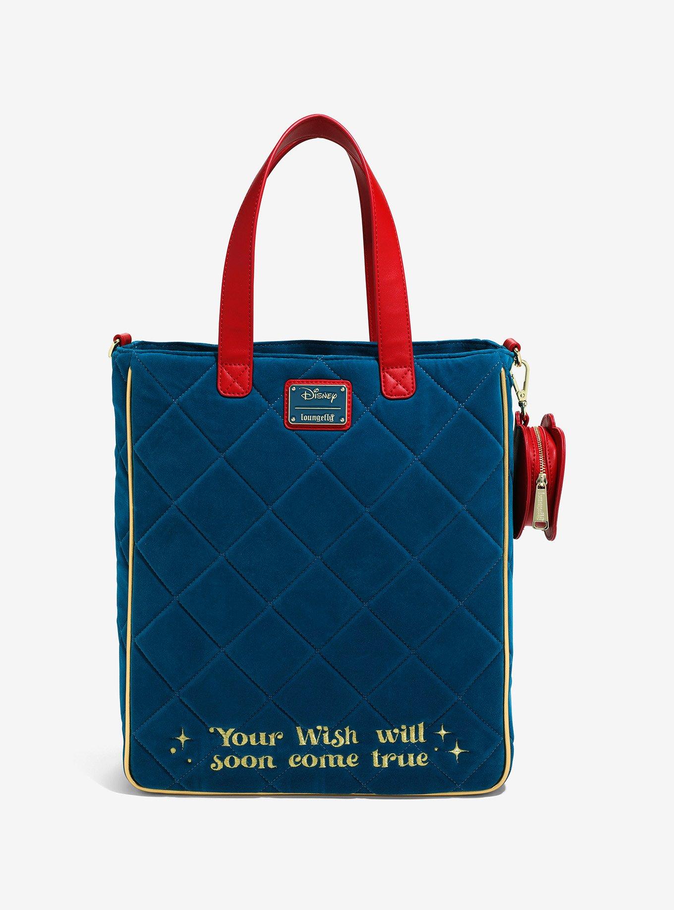 Loungefly Disney Snow White and the Seven Dwarfs Animal Critters Velvet Tote Bag and Coin Purse, , alternate