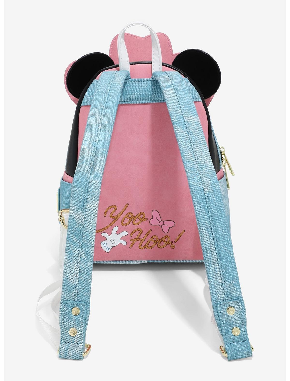 Loungefly Disney Minnie Mouse Cowgirl Mini Backpack, , alternate