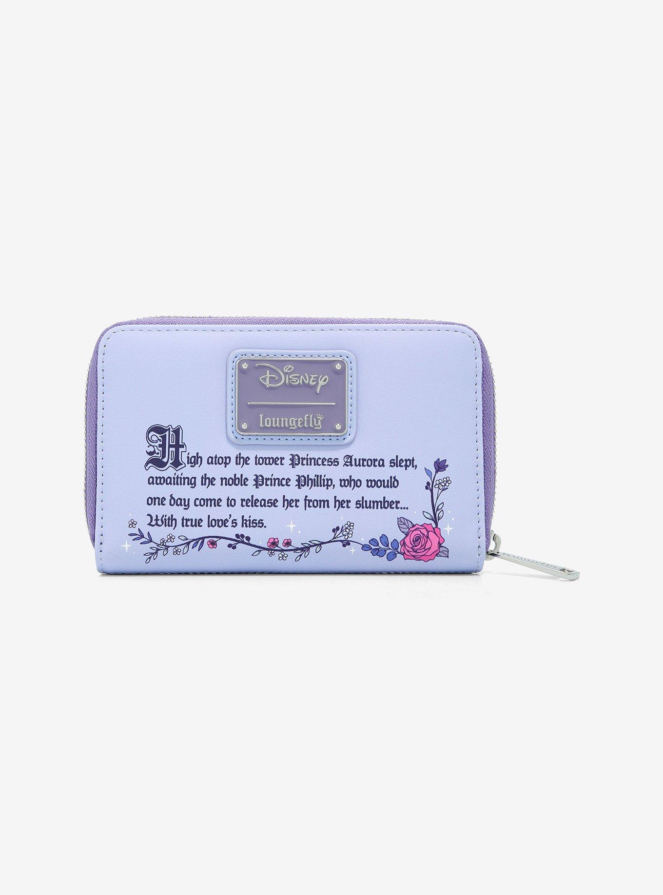 Loungefly Disney Sleeping Beauty Aurora Sleeping Mini Zipper Wallet, , hi-res