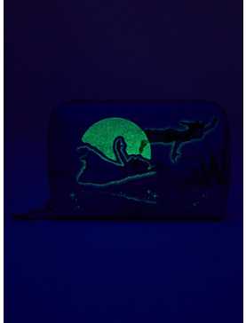 Loungefly Disney Peter Pan Night Glitter Zipper Wallet, , hi-res