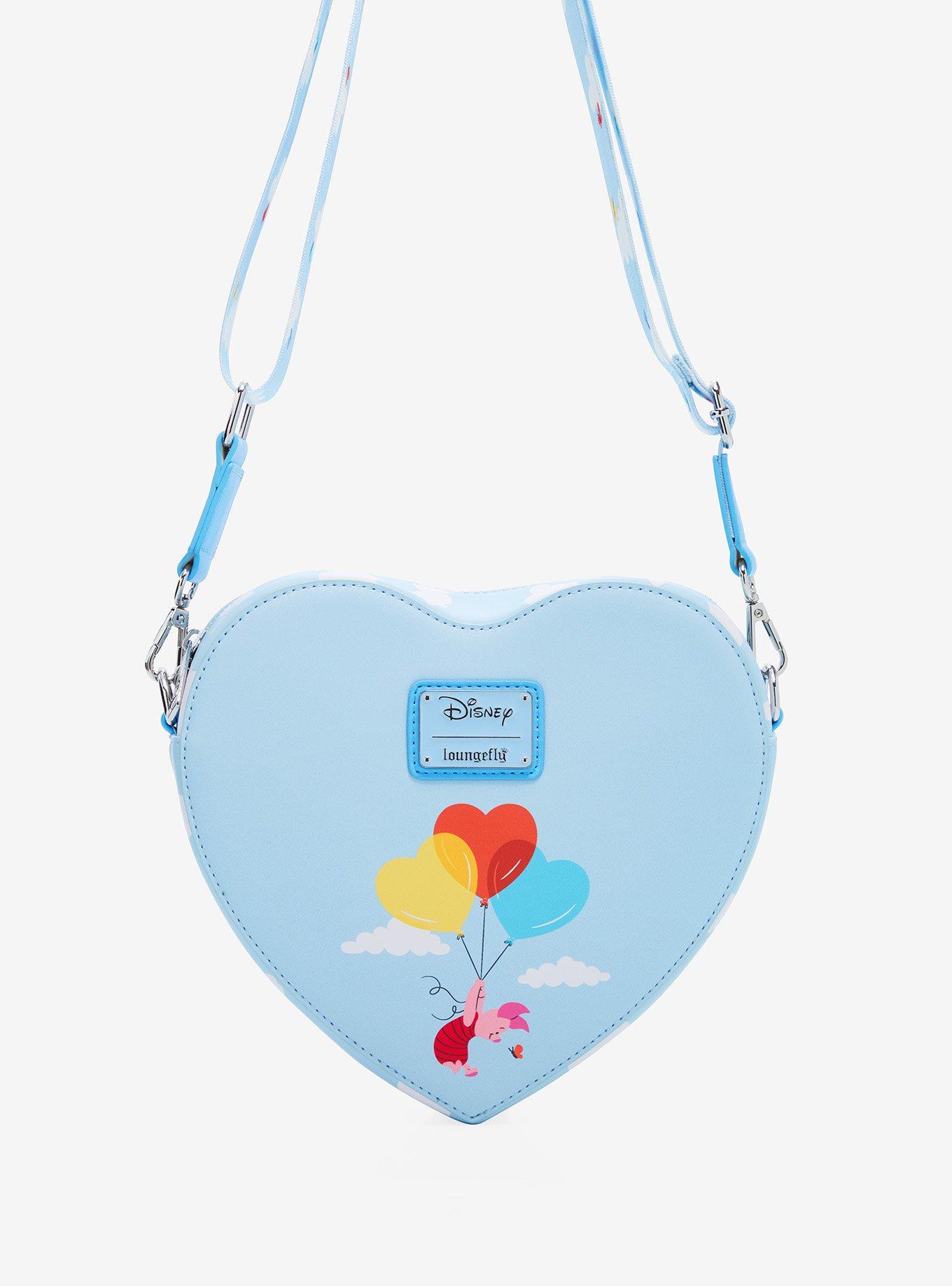 Loungefly Disney Winnie The Pooh Balloons Heart Crossbody Bag