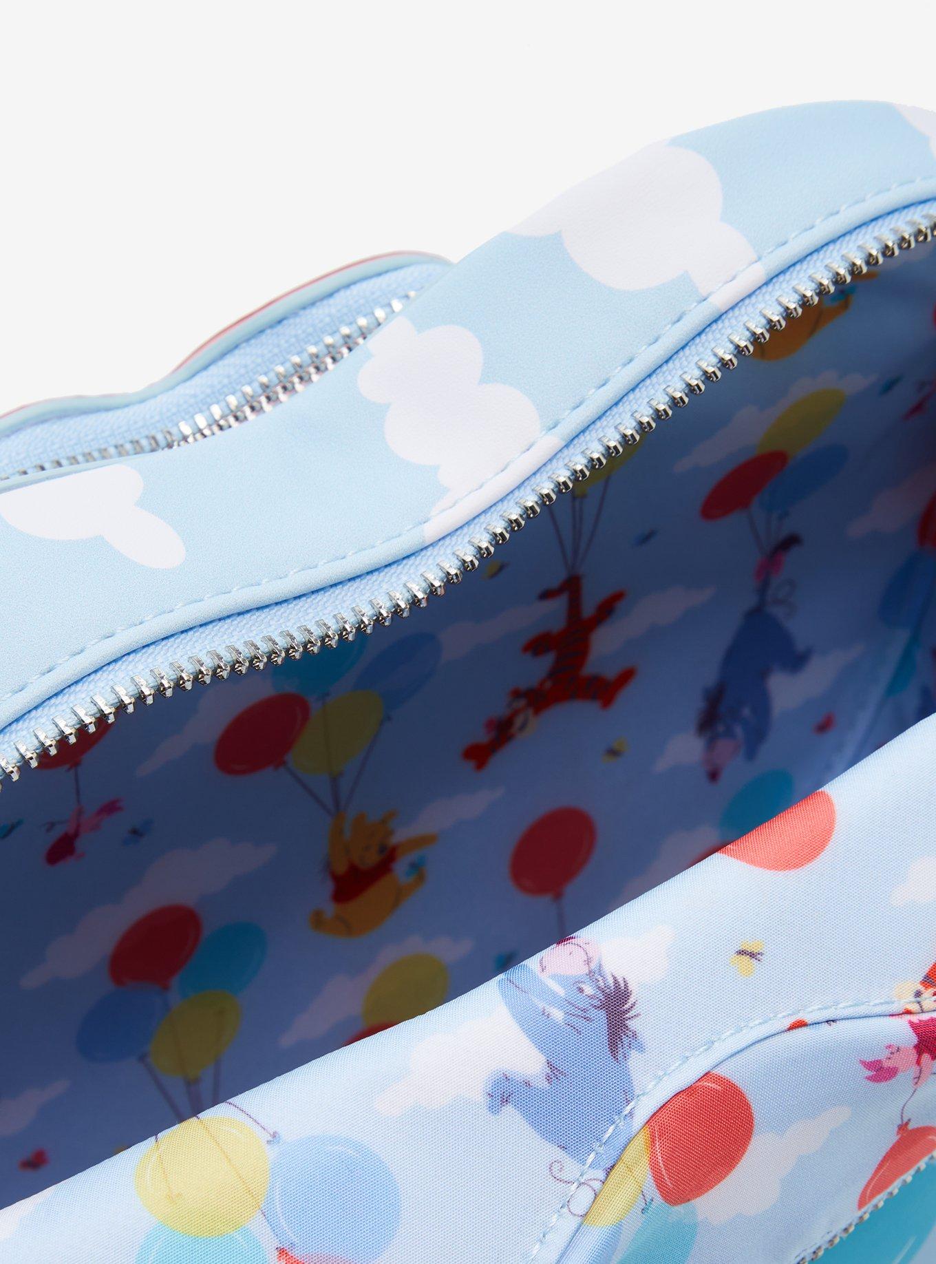 Loungefly Disney Winnie The Pooh Balloons Heart Crossbody Bag, , alternate