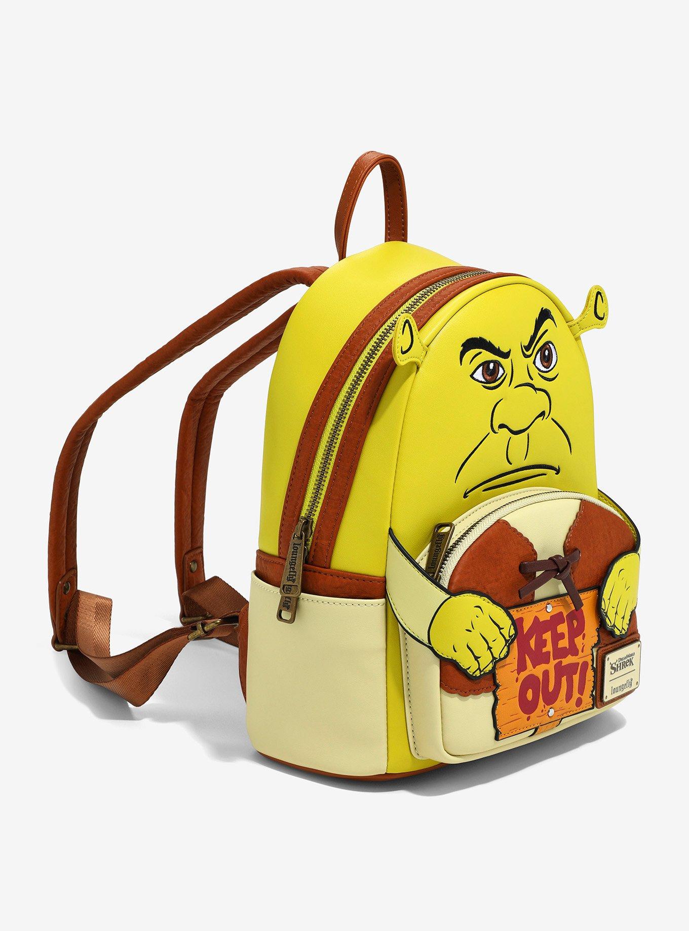 Loungefly Shrek Keep Out Mini Backpack