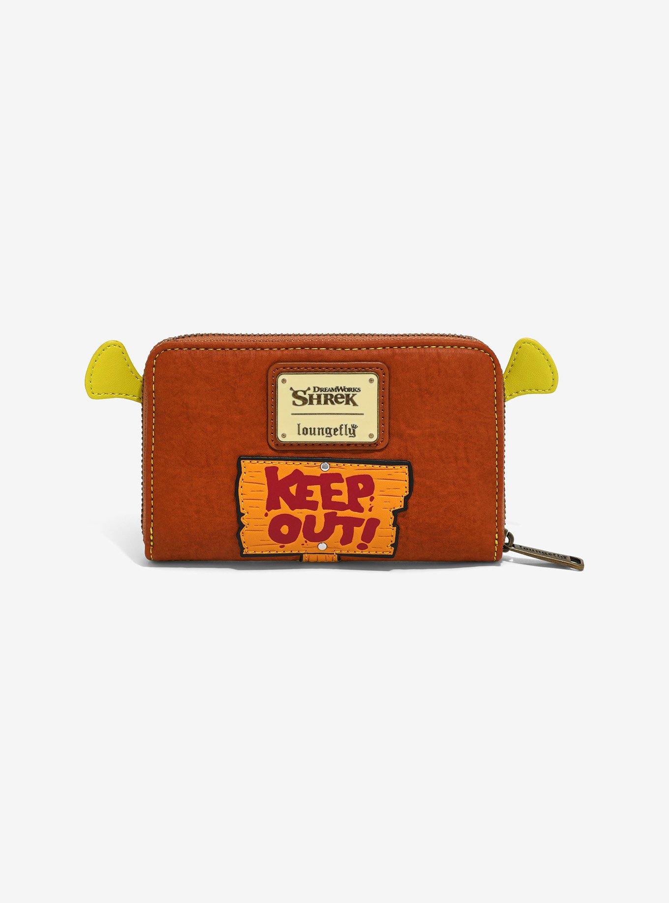 Loungefly Shrek Keep Out Zipper Wallet, , alternate