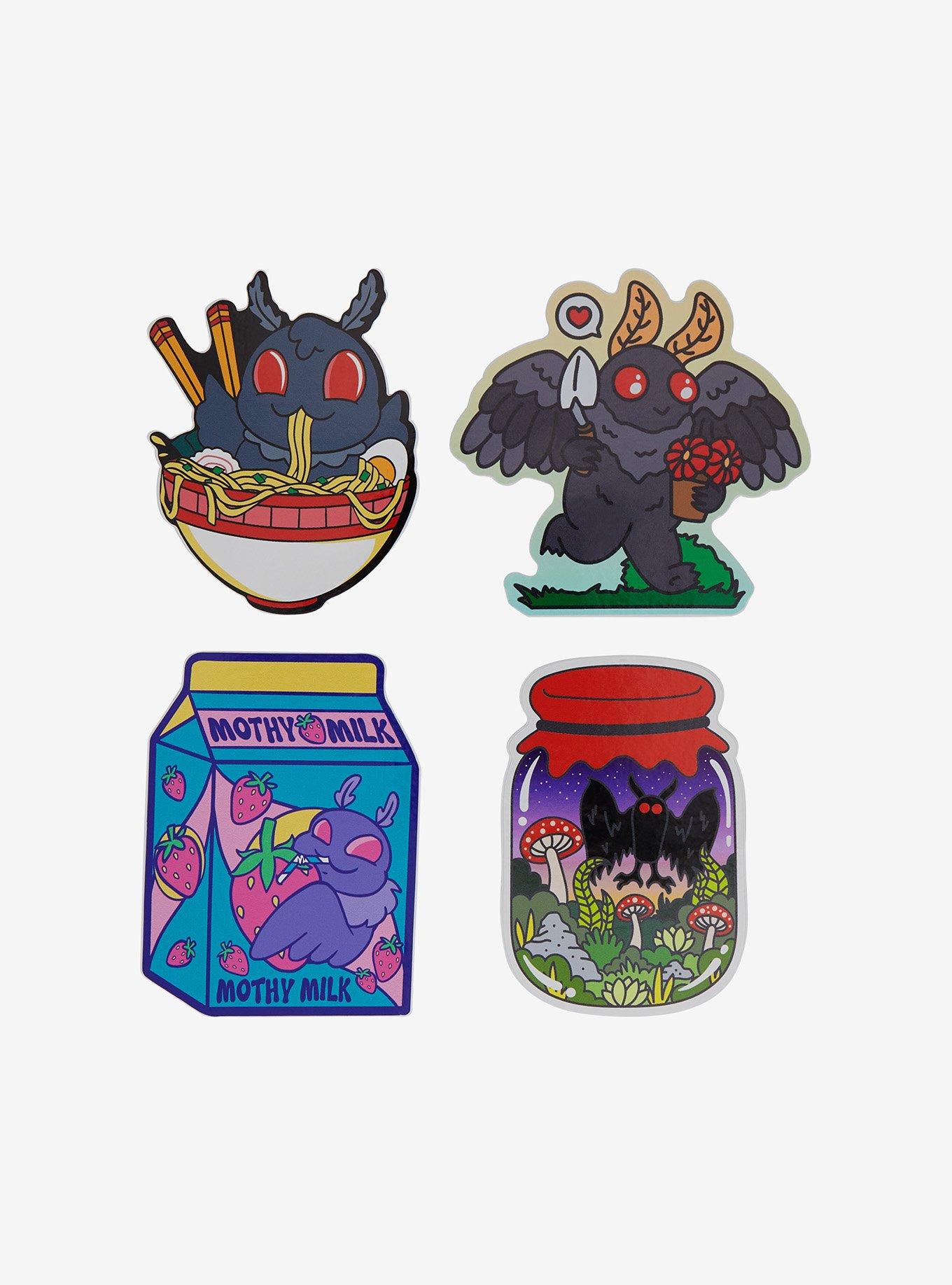 Chibi Mothman Sticker Pack, , alternate