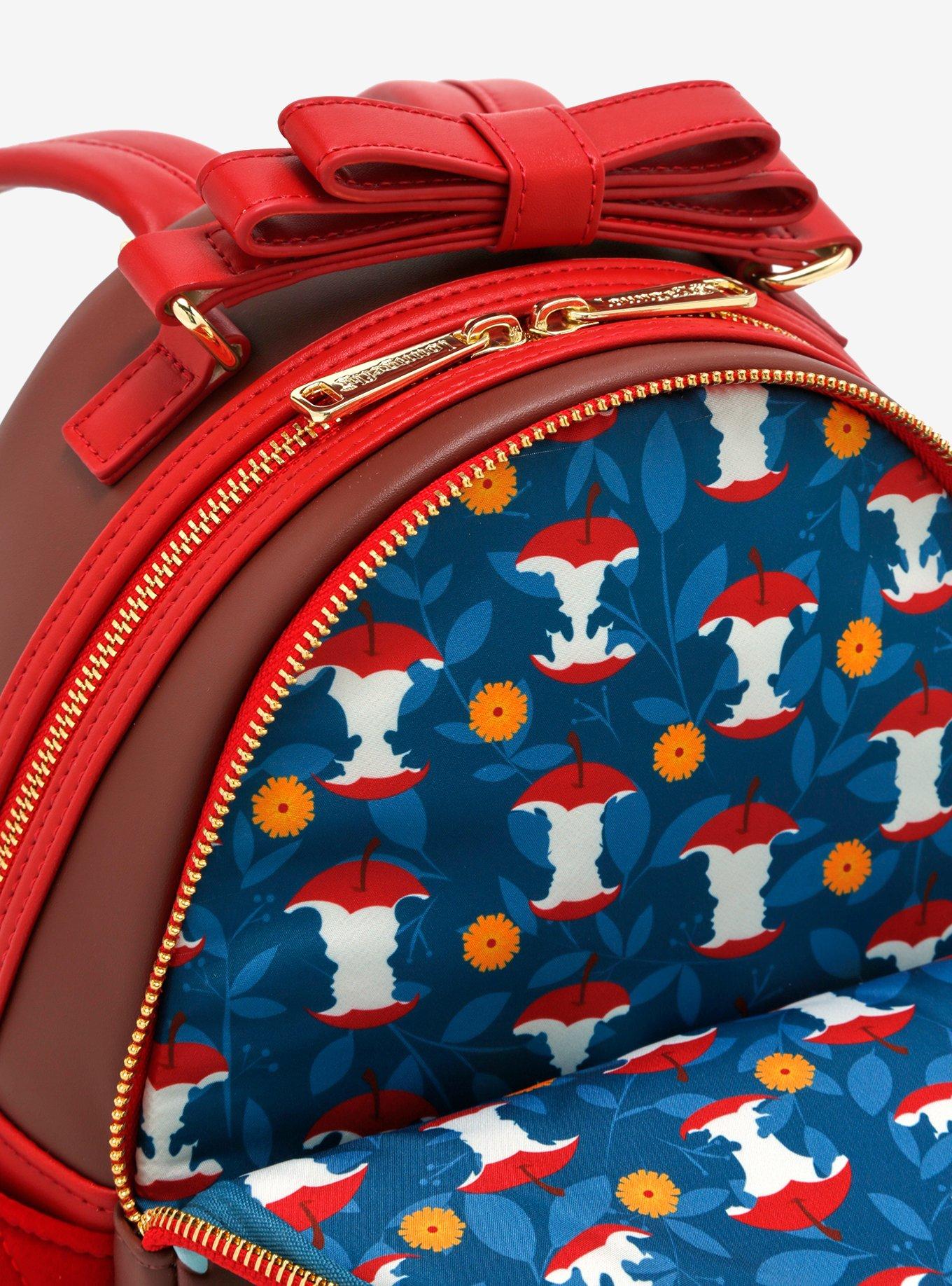 Loungefly Disney Snow White And The Seven Dwarfs Apple Mini Backpack, , alternate