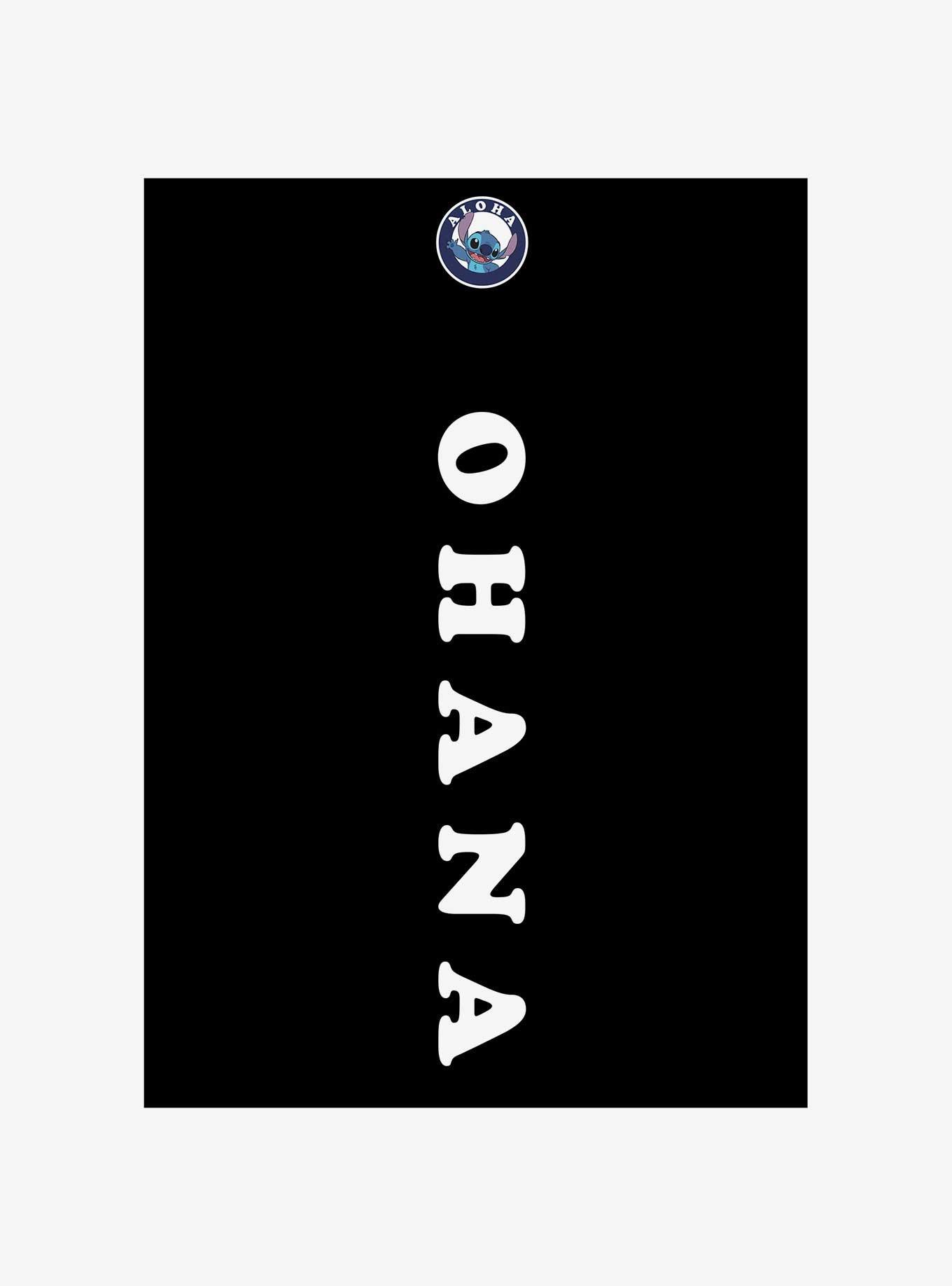 Disney Lilo & Stitch Ohana Text Jogger Sweatpants, BLACK, alternate