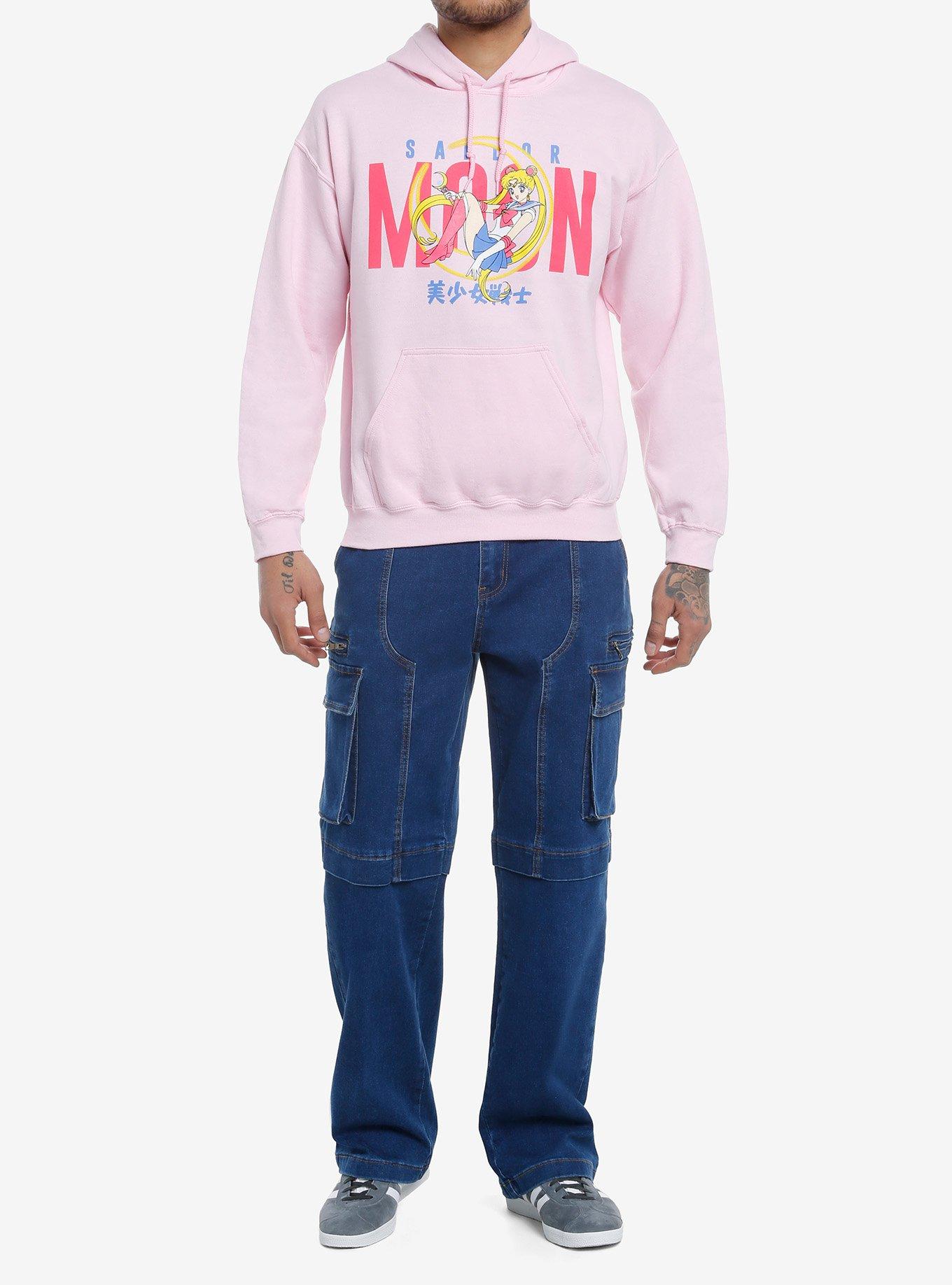 Sailor Moon Pink Double-Sided Hoodie, PINK, alternate