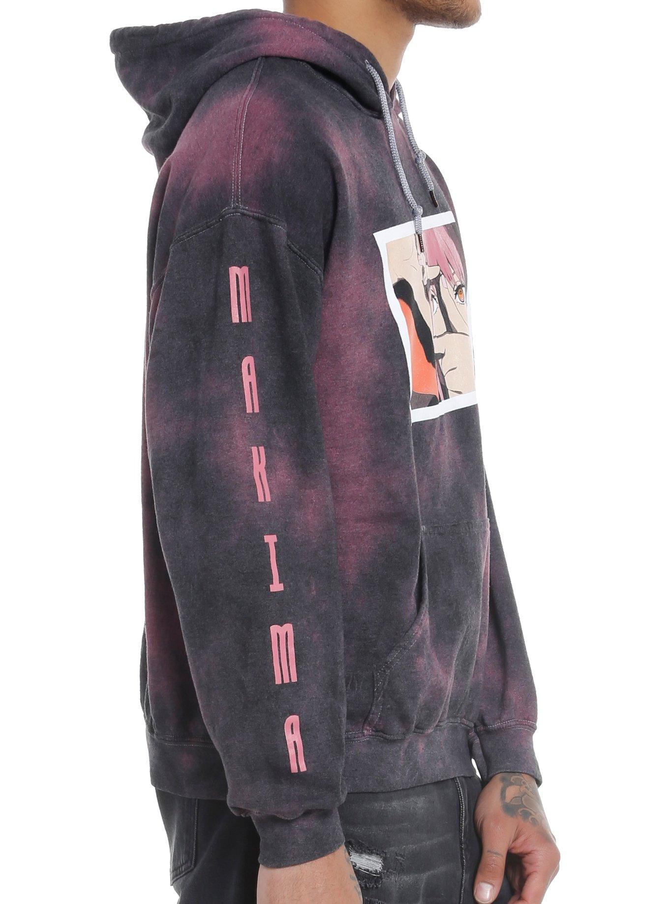 Chainsaw Man Makima Eyes Portrait Tie-Dye Hoodie, MULTI, alternate