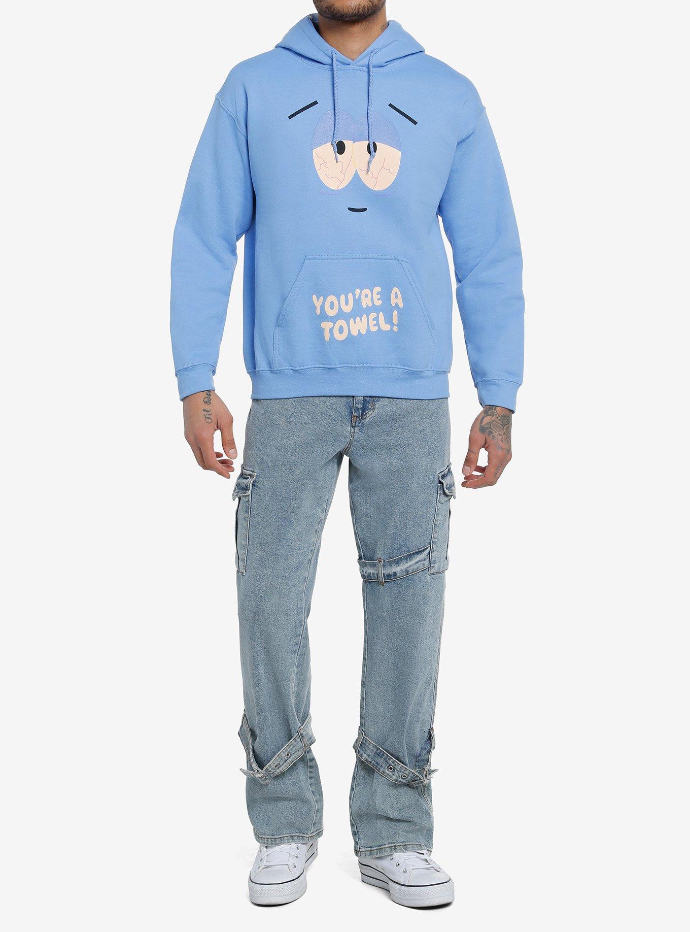 South Park Towelie Hoodie, BLUE, alternate