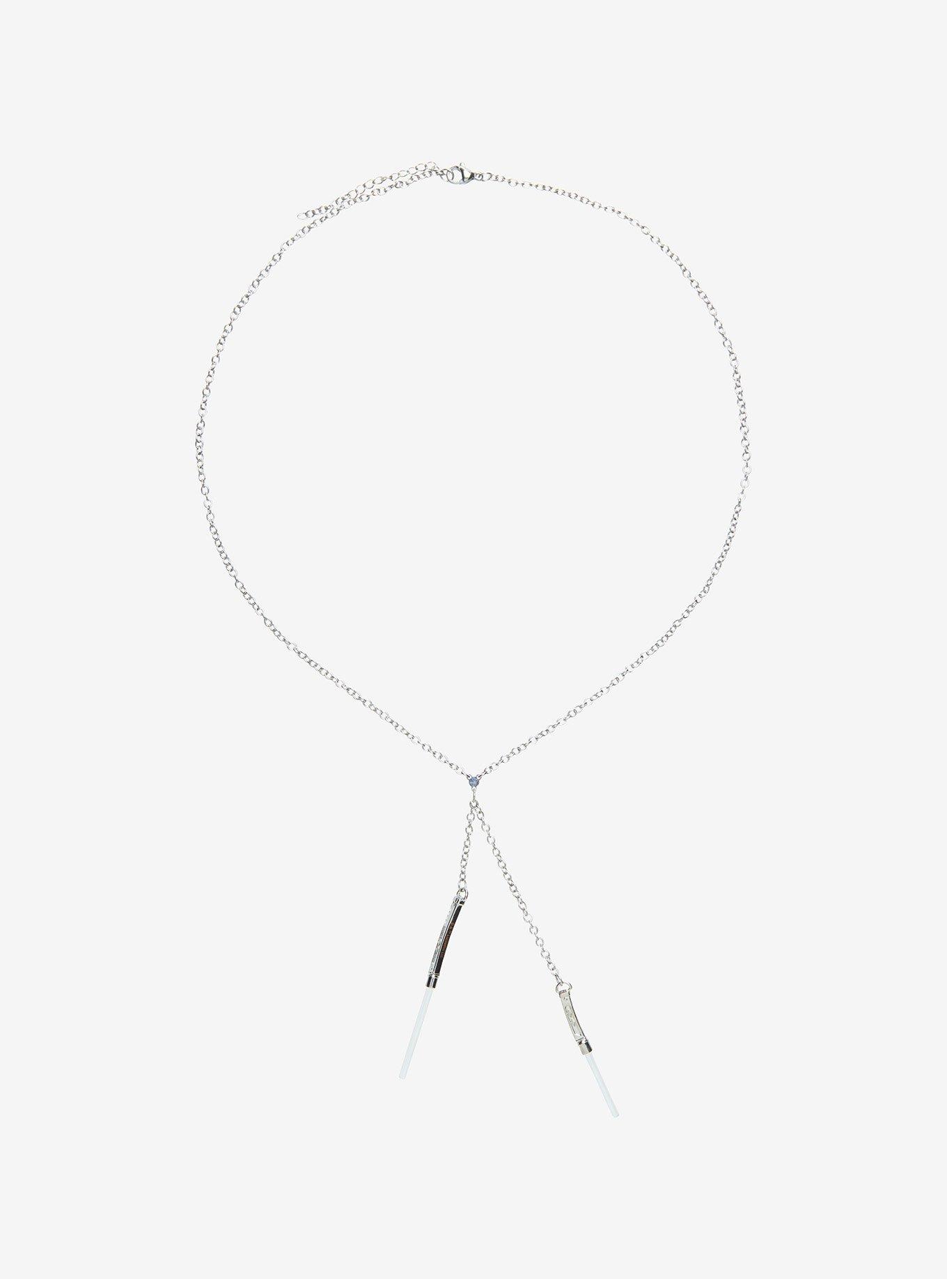 Star Wars Ahsoka Lightsaber Charm Necklace, , alternate