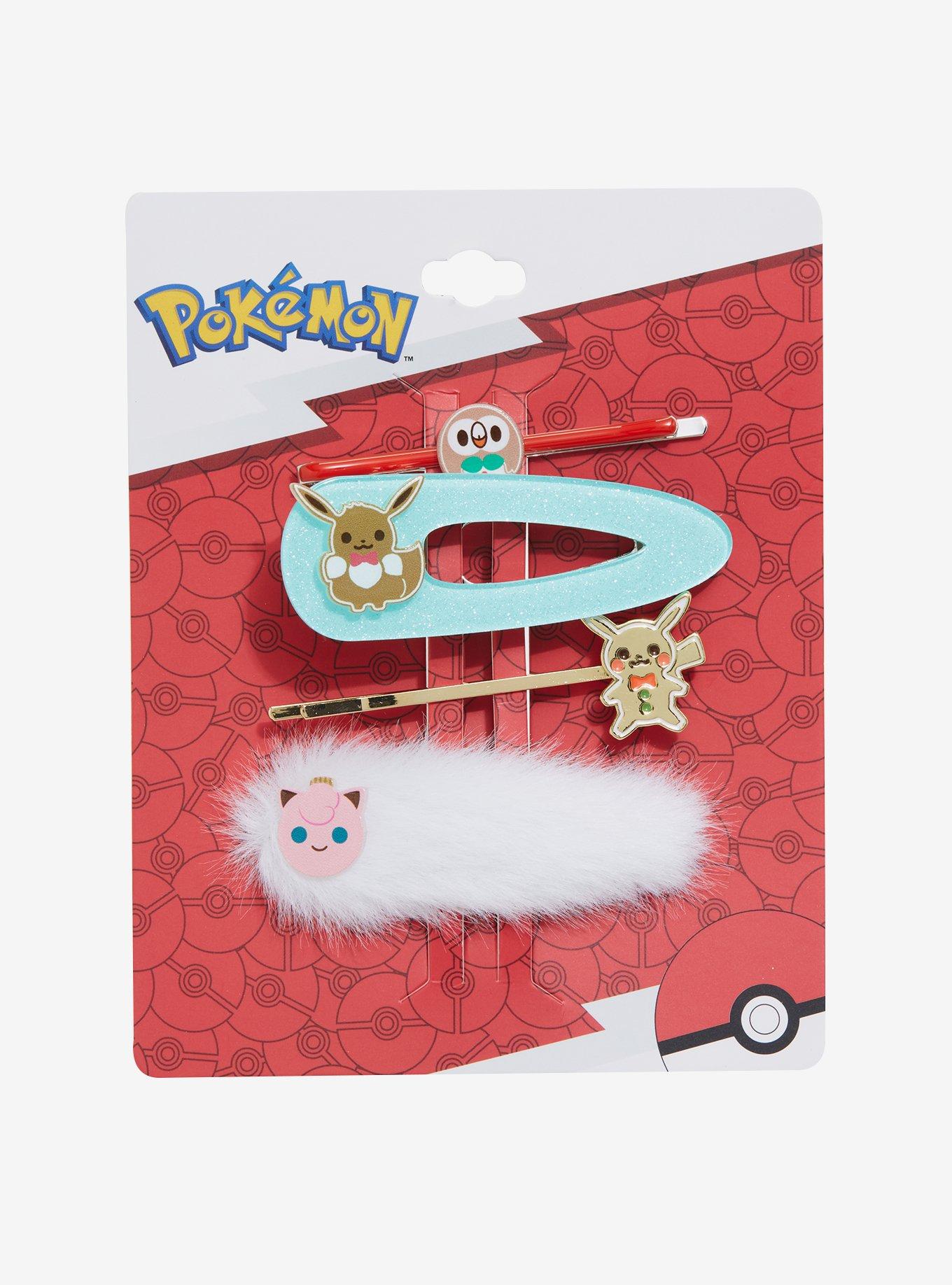 Pokémon Holiday Characters Hair Clip Set - BoxLunch Exclusive, , alternate