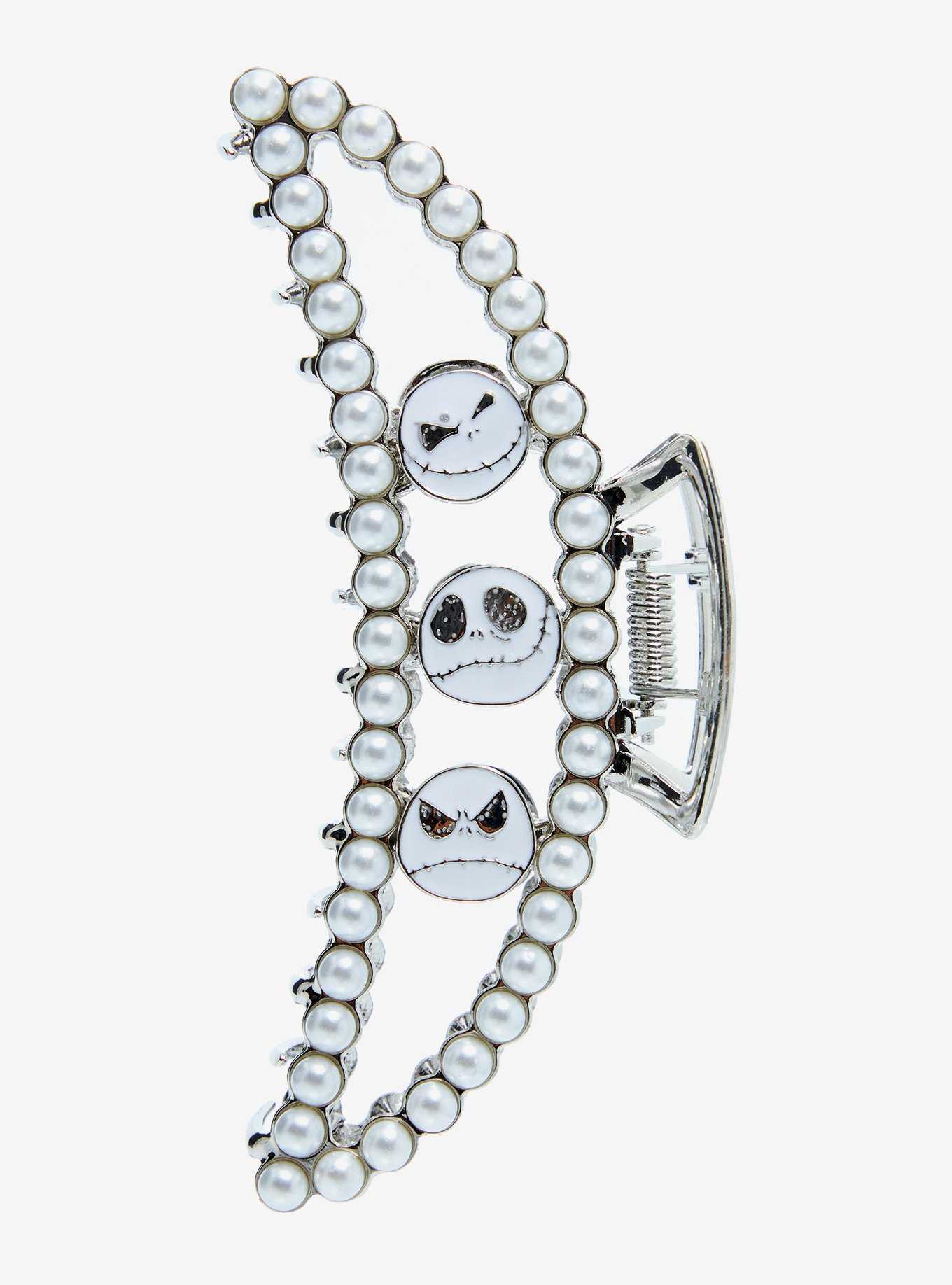 Disney The Nightmare Before Christmas Jack Skellington Pearl Claw Clip - BoxLunch Exclusive, , hi-res