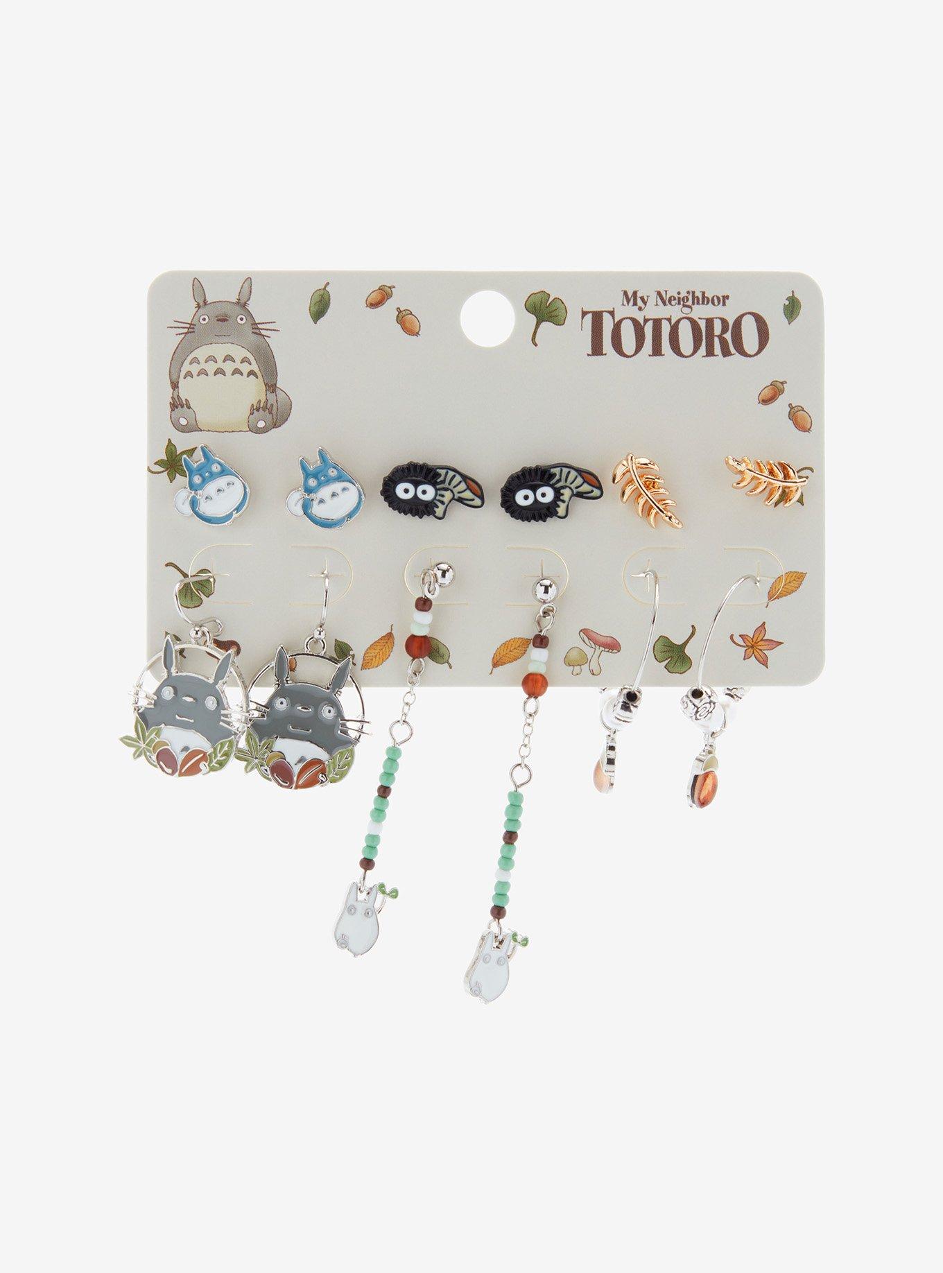 Studio Ghibli My Neighbor Totoro Fall Characters Earring Set, , hi-res