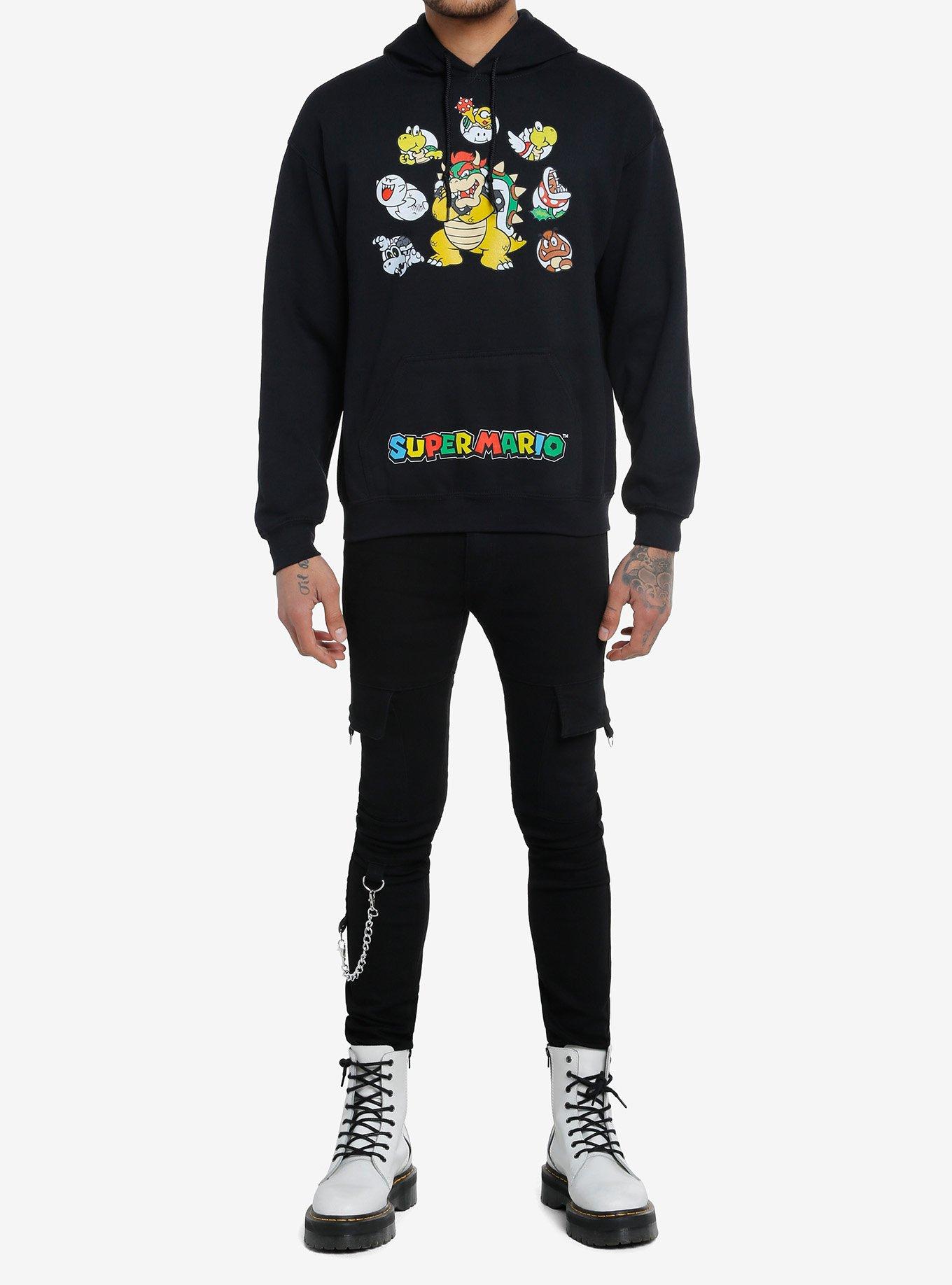 Super Mario Bowser & Henchmen Hoodie, BLACK, alternate