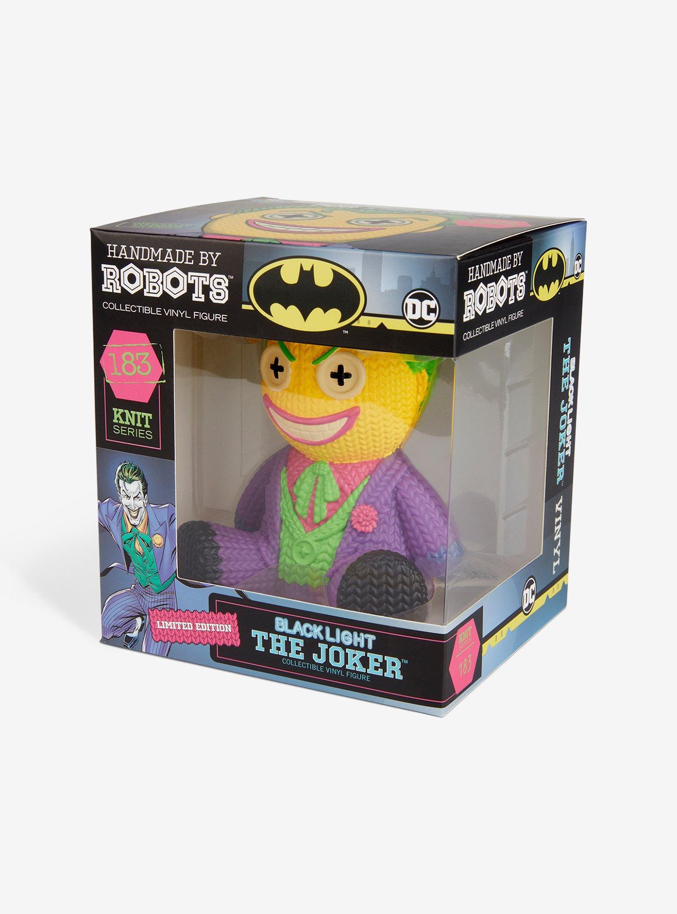 Handmade By Robots DC Comics Knit Series Blacklight The Joker Vinyl Figure Hot Topic Exclusive, , alternate