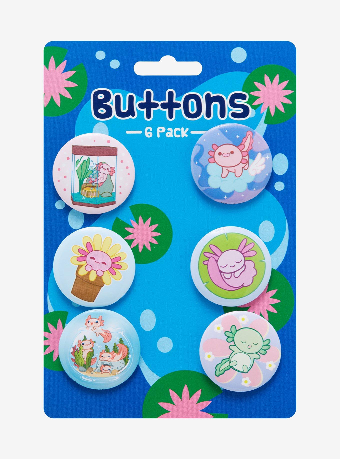 Axolotl Button Set, , alternate