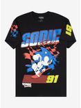 Sonic The Hedgehog Racing Icons T-Shirt, BLACK, alternate