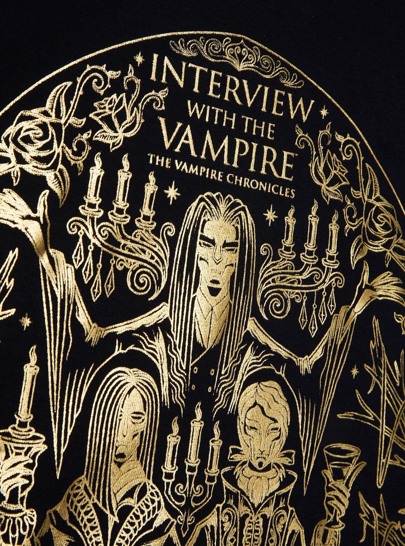 Interview With The Vampire Gold Group T-Shirt, BLACK, alternate