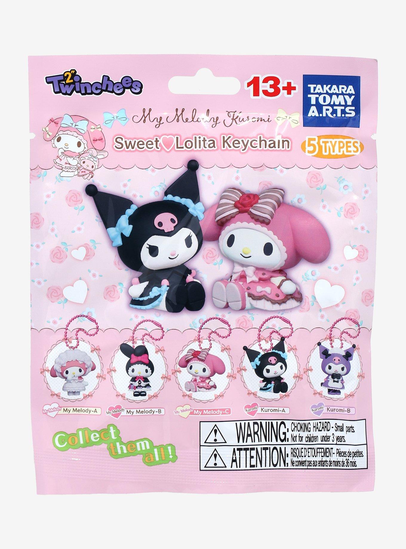 Twinchees My Melody & Kuromi Sweet Lolita Blind Bag Key Chain, , alternate