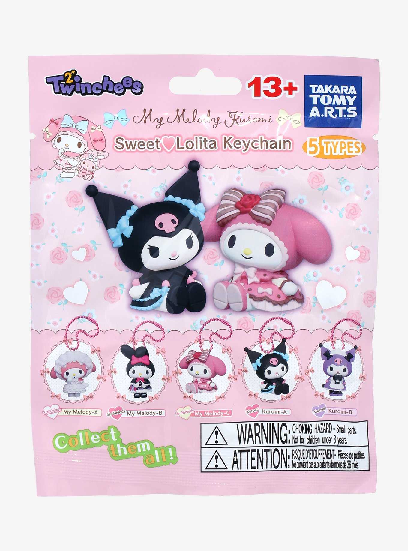 Twinchees My Melody & Kuromi Sweet Lolita Blind Bag Key Chain, , hi-res
