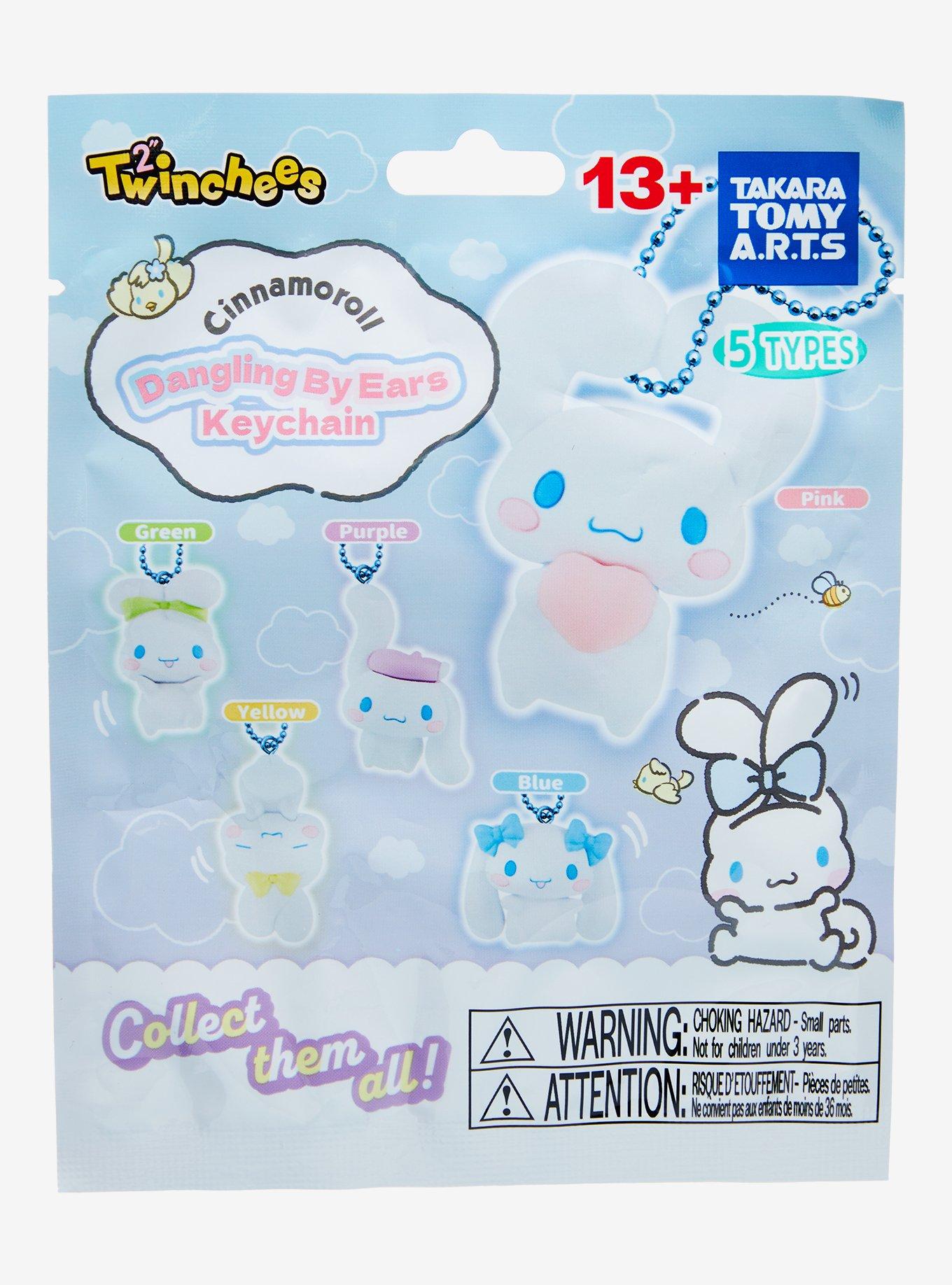 Cinnamoroll Dangling By Ears Assorted Figural Key Chain, , alternate