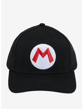 Super Mario Black Dad Cap, , hi-res