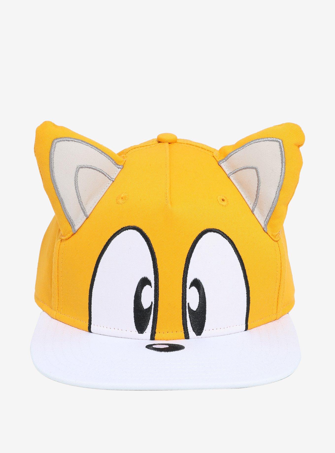 Sonic The Hedgehog Tails 3D Ears Snapback Hat, , alternate