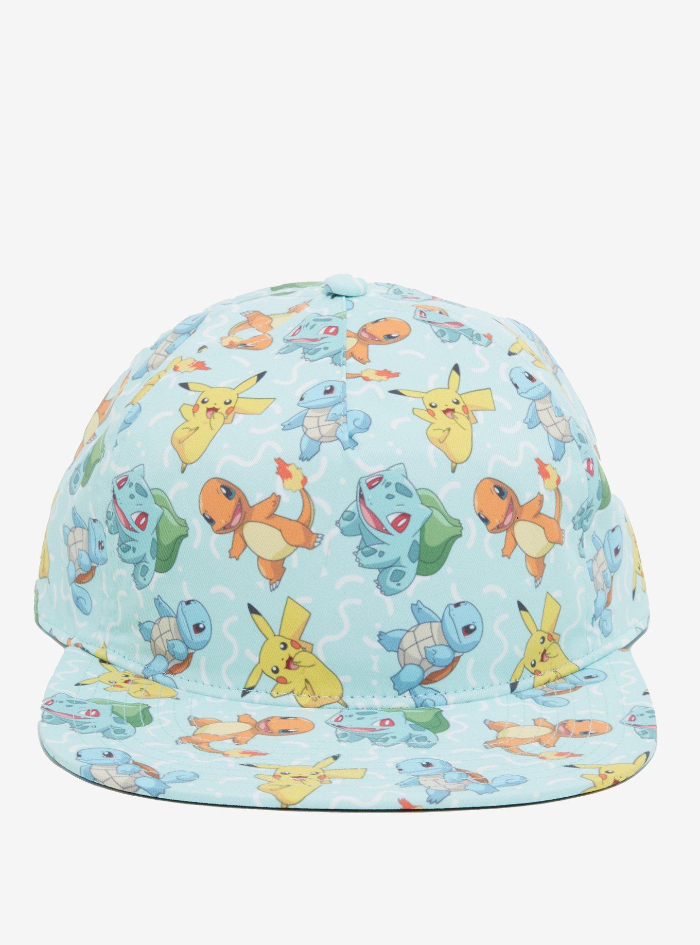 Pokemon Kanto Starters Snapback Hat, , alternate