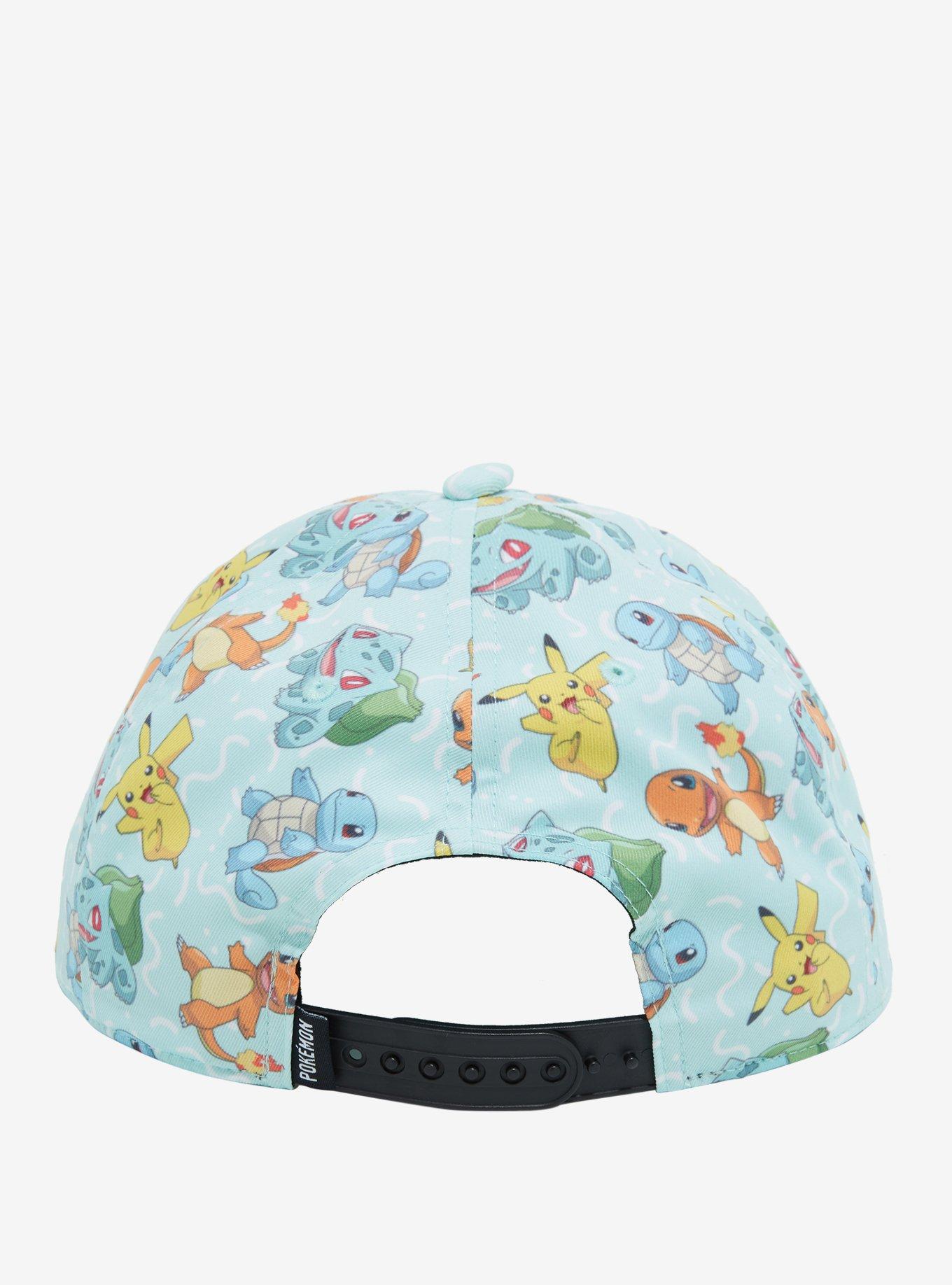 Pokemon Kanto Starters Snapback Hat, , alternate