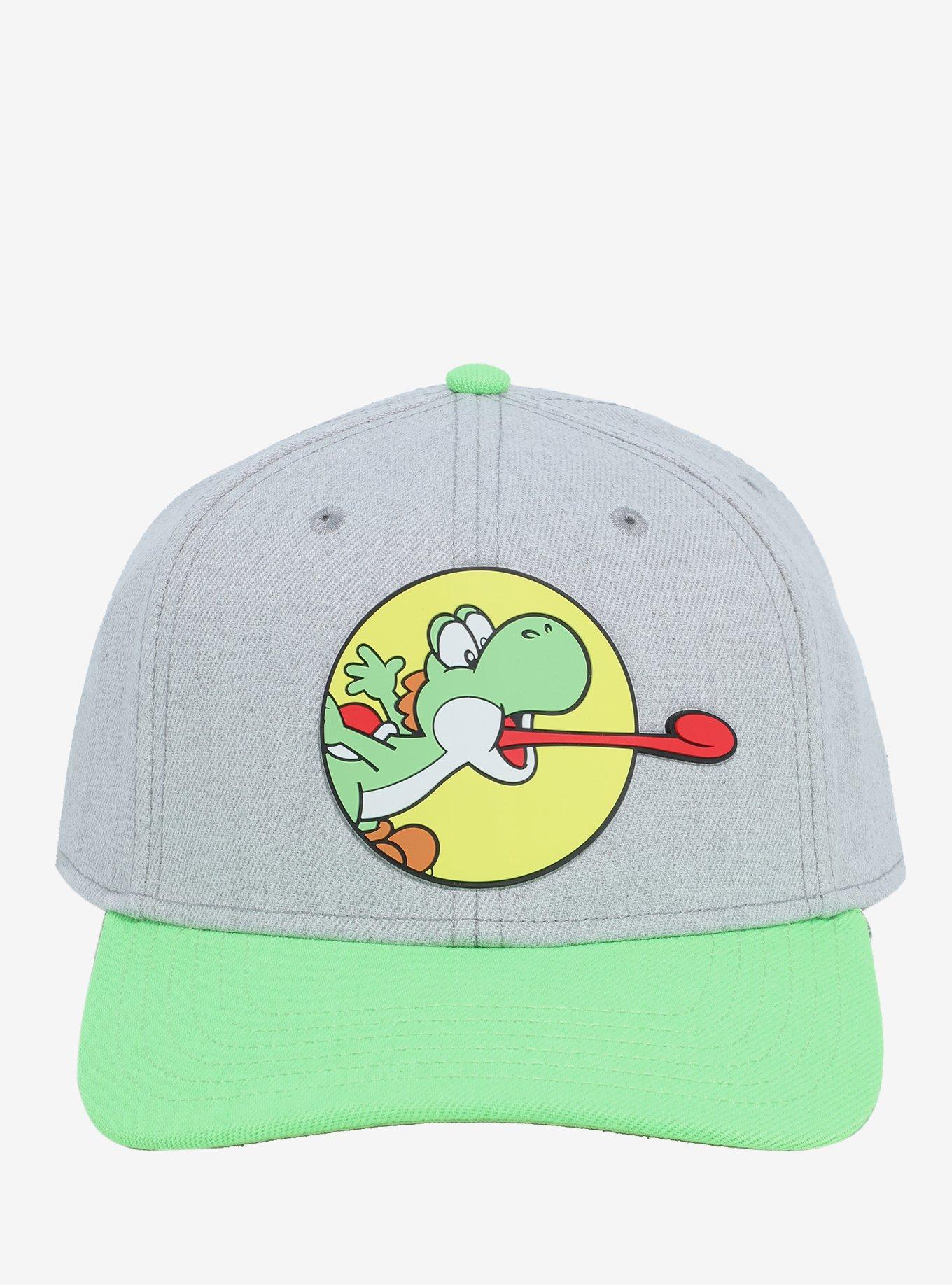 Super Mario Yoshi Tongue Snapback Hat, , alternate