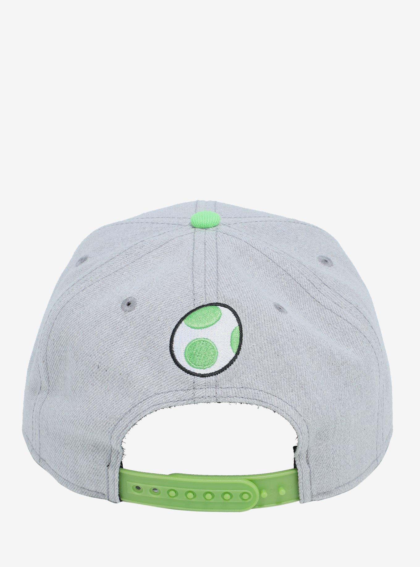 Super Mario Yoshi Tongue Snapback Hat, , alternate