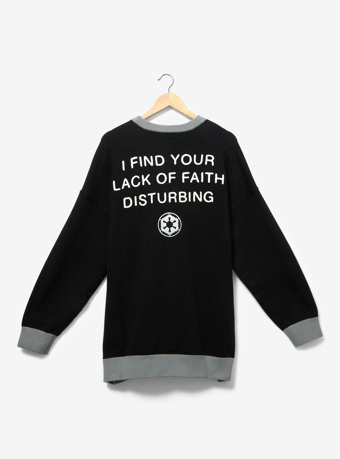 Her Universe Star Wars Darth Vader Portrait Plus Size Cardigan - BoxLunch Exclusive, BLACK, alternate