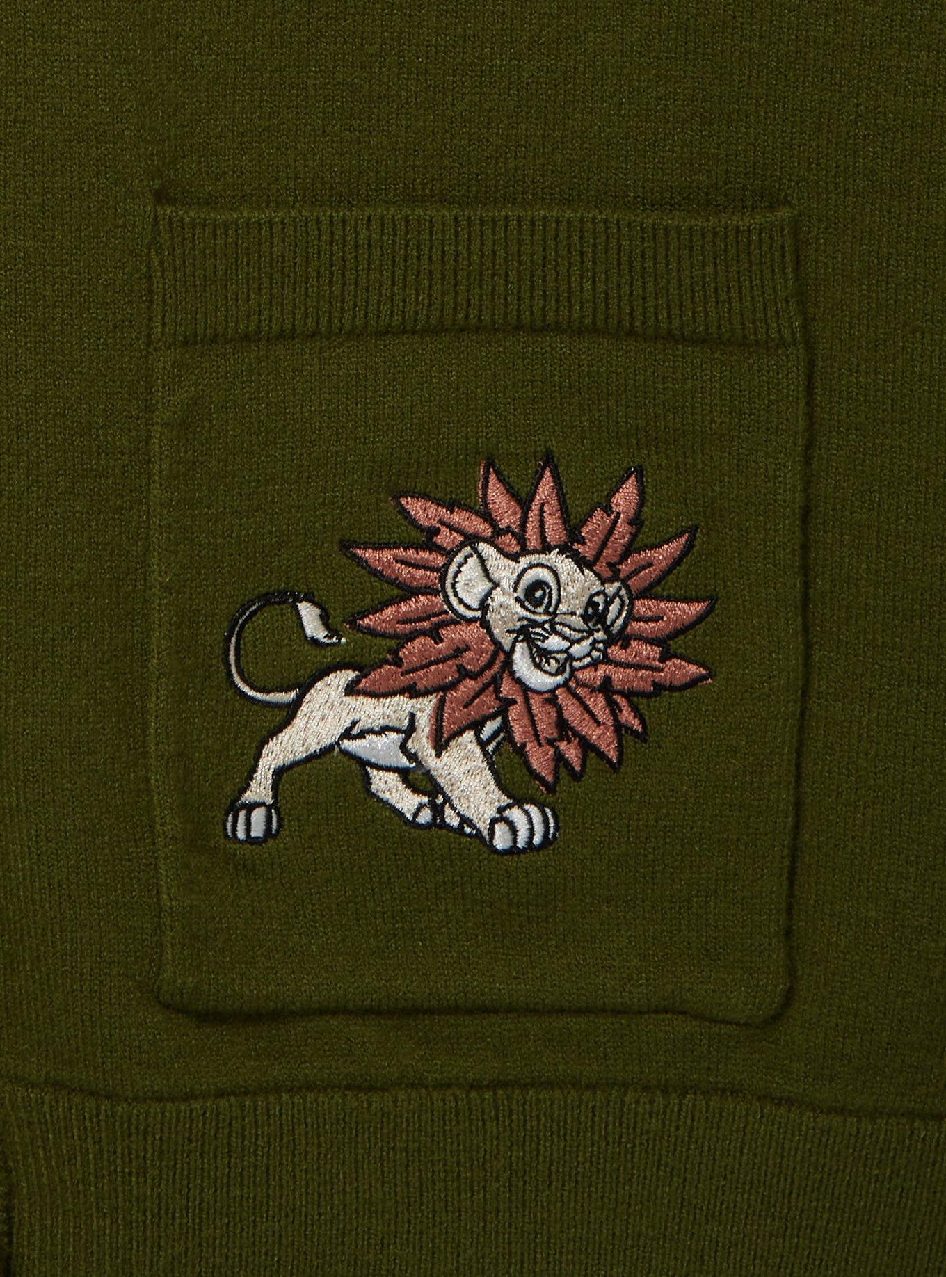 Disney The Lion King Hakuna Matata Women's Cardigan - BoxLunch Exclusive, GREEN, alternate