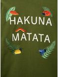Disney The Lion King Hakuna Matata Women's Plus Size Cardigan - BoxLunch Exclusive, GREEN, alternate