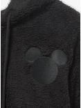Disney Mickey Mouse Over Sized Sherpa Hoodie - BoxLunch Exclusive, BLACK, alternate