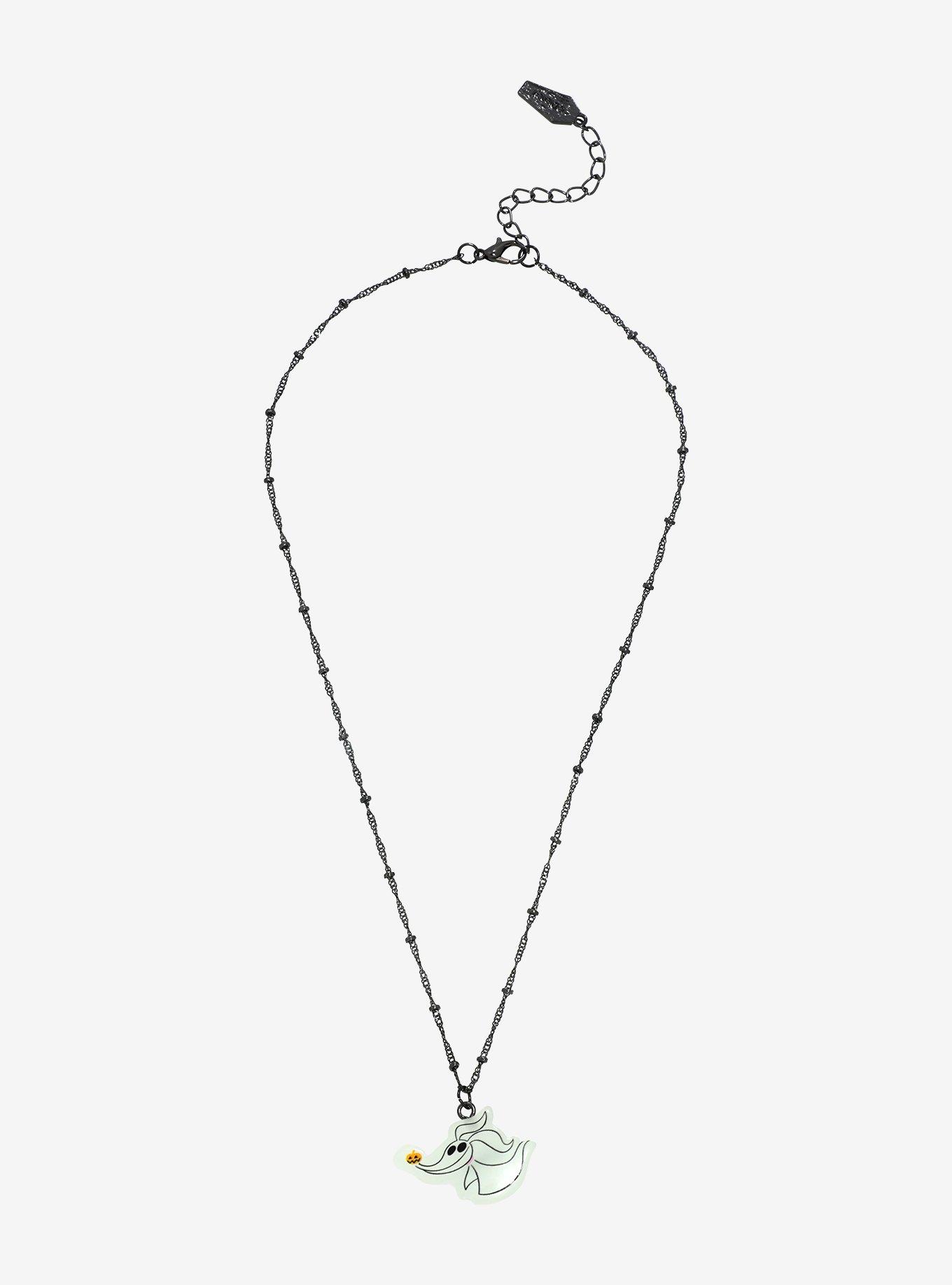 The Nightmare Before Christmas Zero Glow-In-The-Dark Necklace, , hi-res