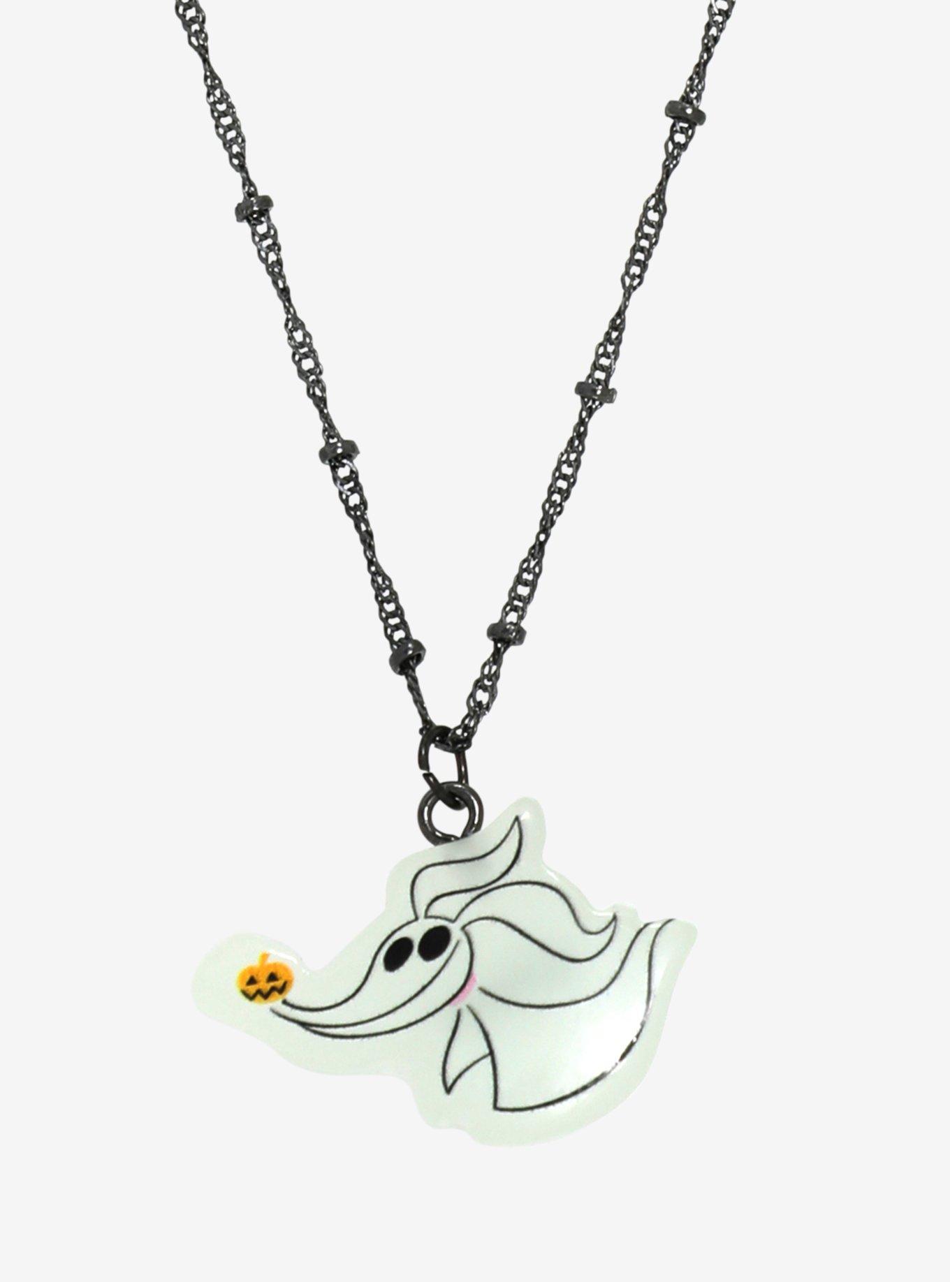 The Nightmare Before Christmas Zero Glow-In-The-Dark Necklace, , alternate