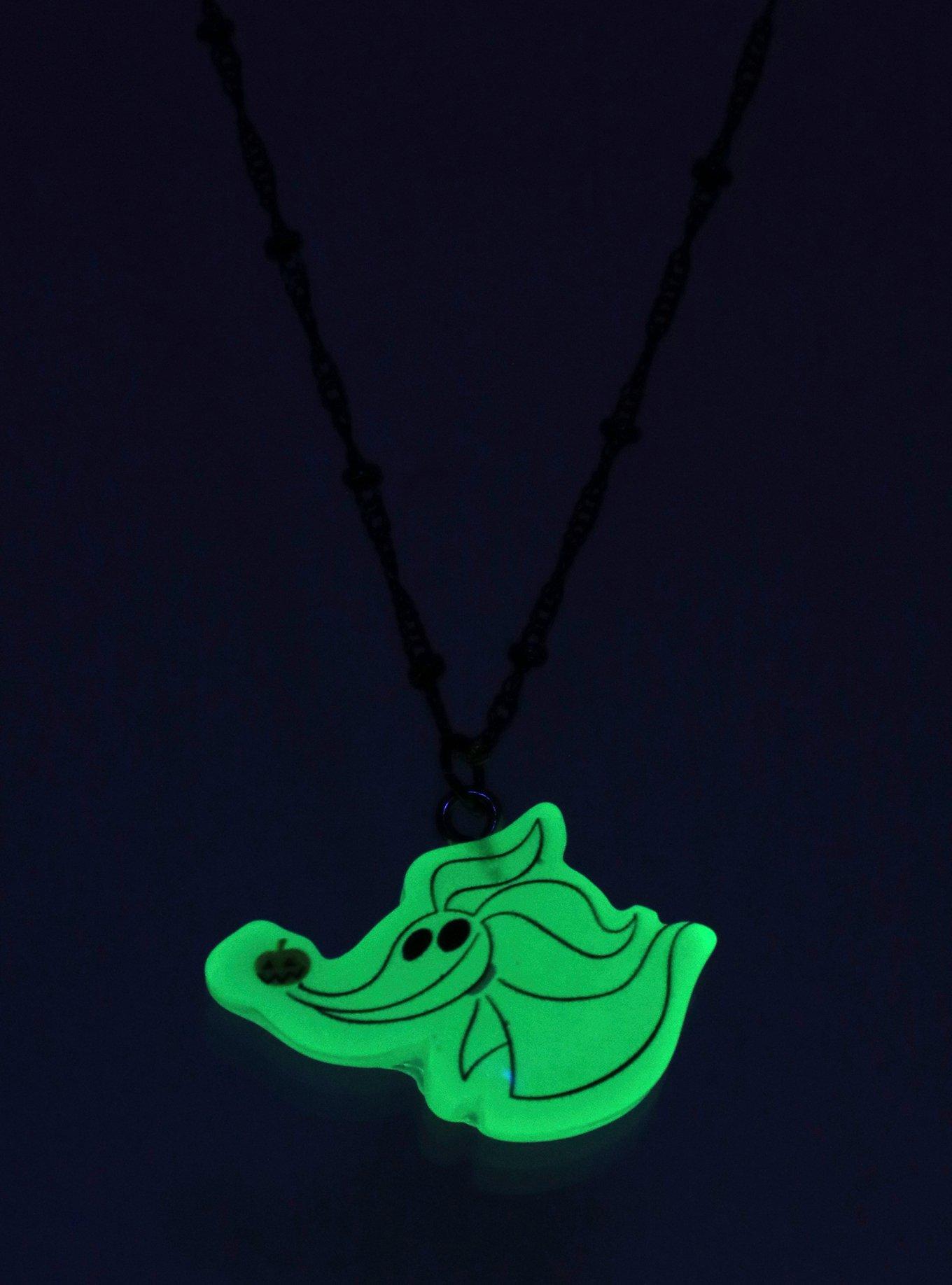 The Nightmare Before Christmas Zero Glow-In-The-Dark Necklace, , alternate