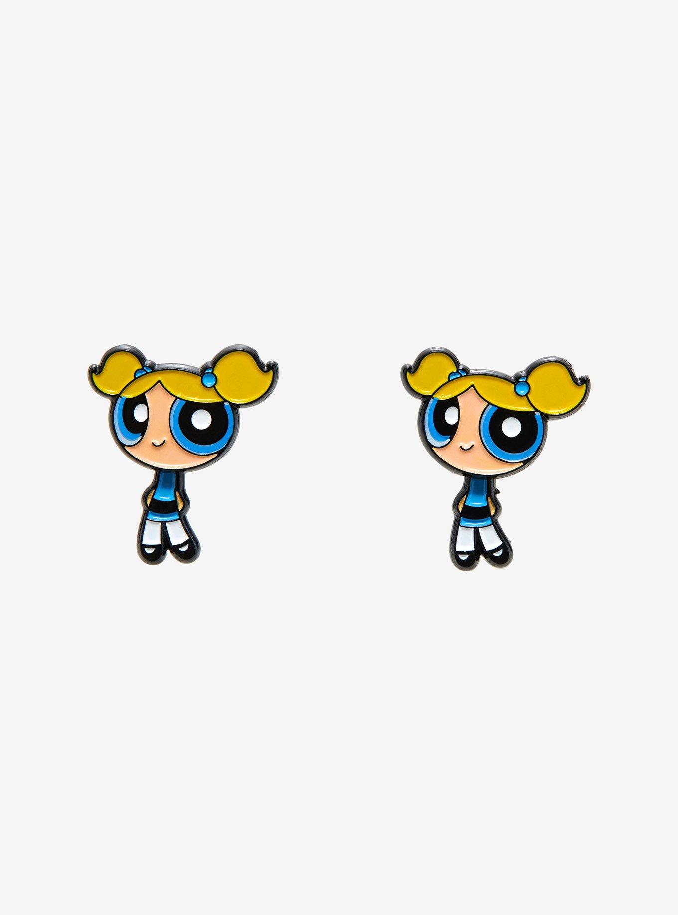 The Powerpuff Girls Bubbles Front/Back Earrings