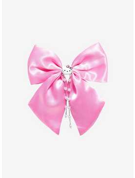 Hello Kitty Pink Pearl Bow Hair Clip, , hi-res