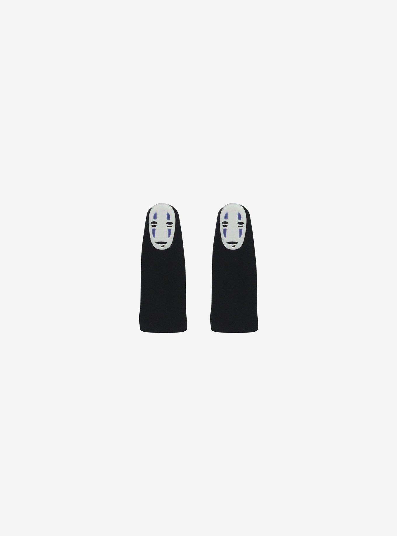 Studio Ghibli Spirited Away No-Face Earrings, , alternate