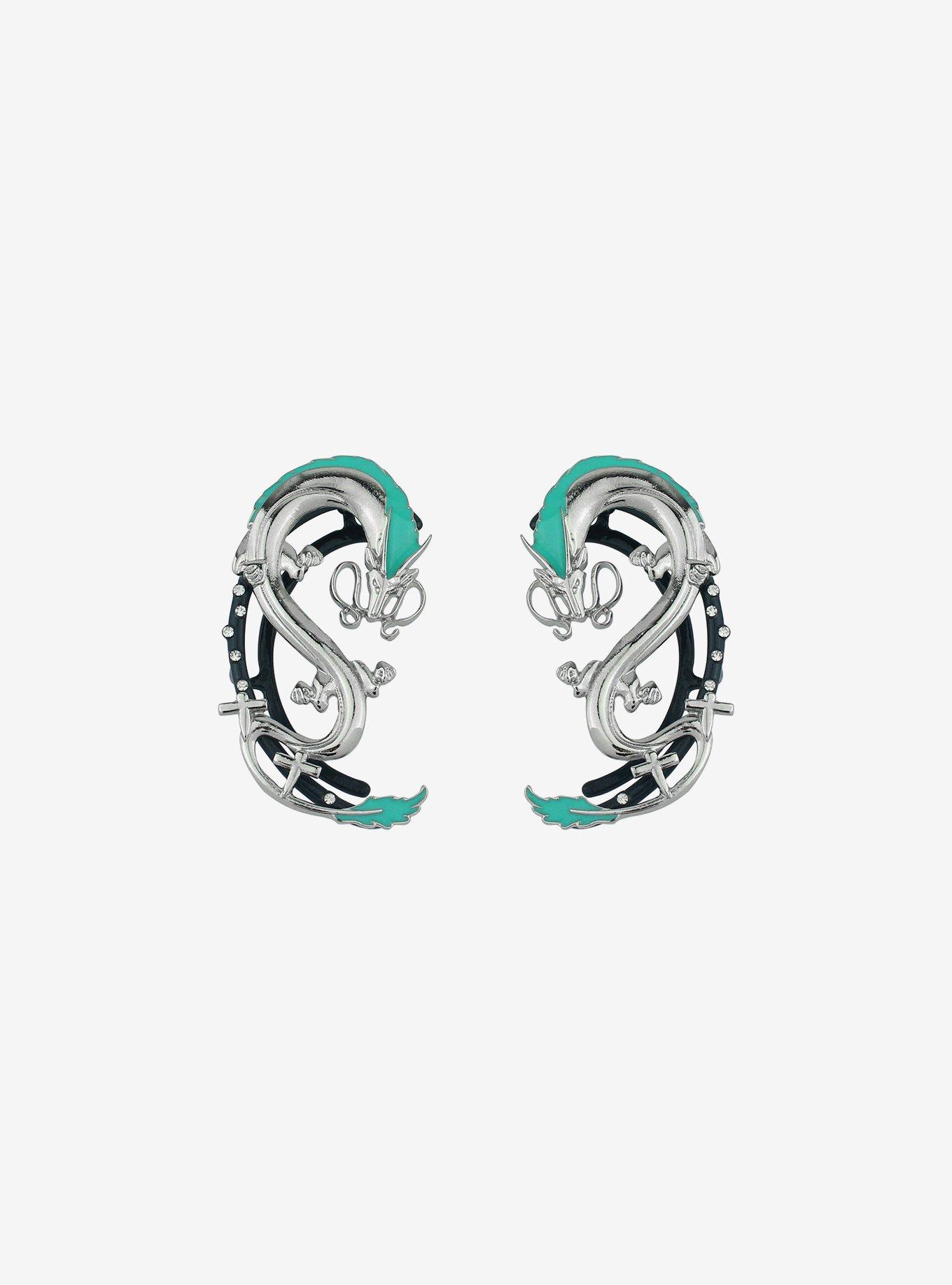 Studio Ghibli Spirited Away Haku Bling Ear Cuffs, , alternate