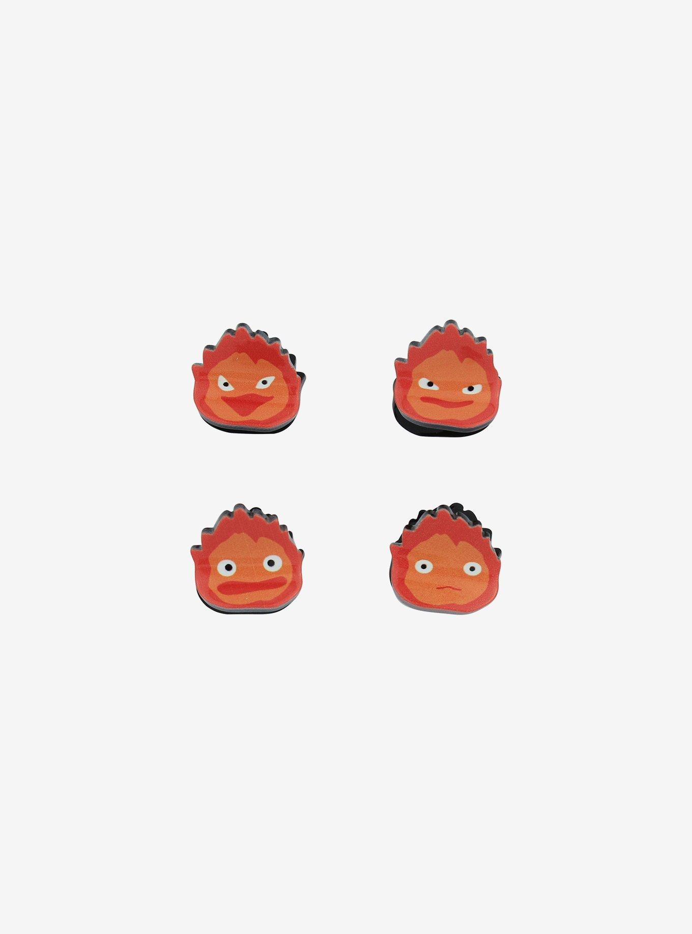 Studio Ghibli Howl's Moving Castle Calcifer Mini Claw Hair Clip Set, , hi-res