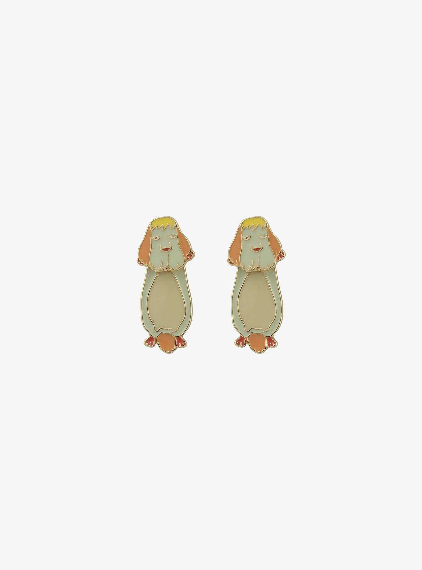 Studio Ghibli Howl's Moving Castle Heen Front-Back Earrings, , hi-res