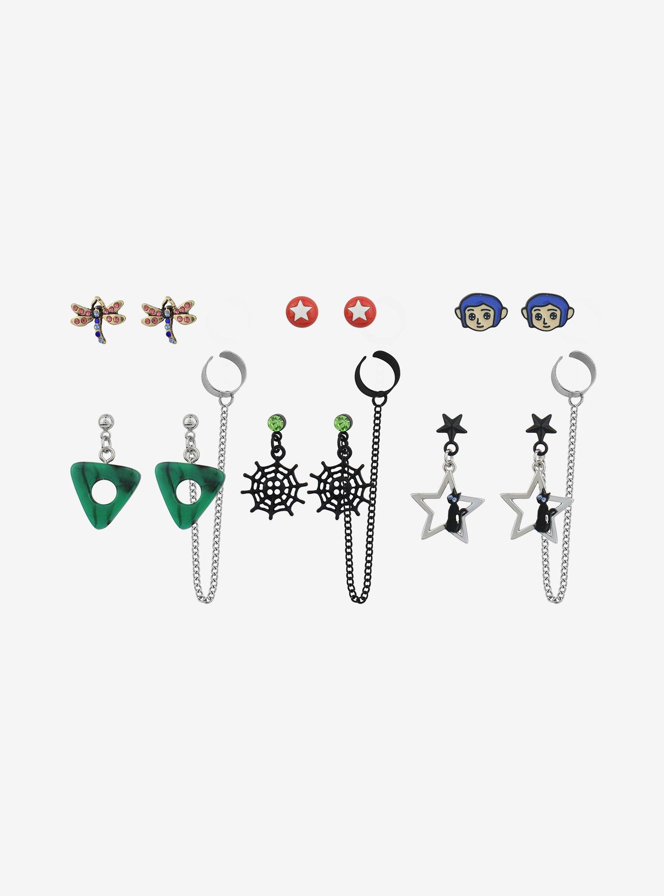 Coraline Icons Cuff Earring Set, , alternate