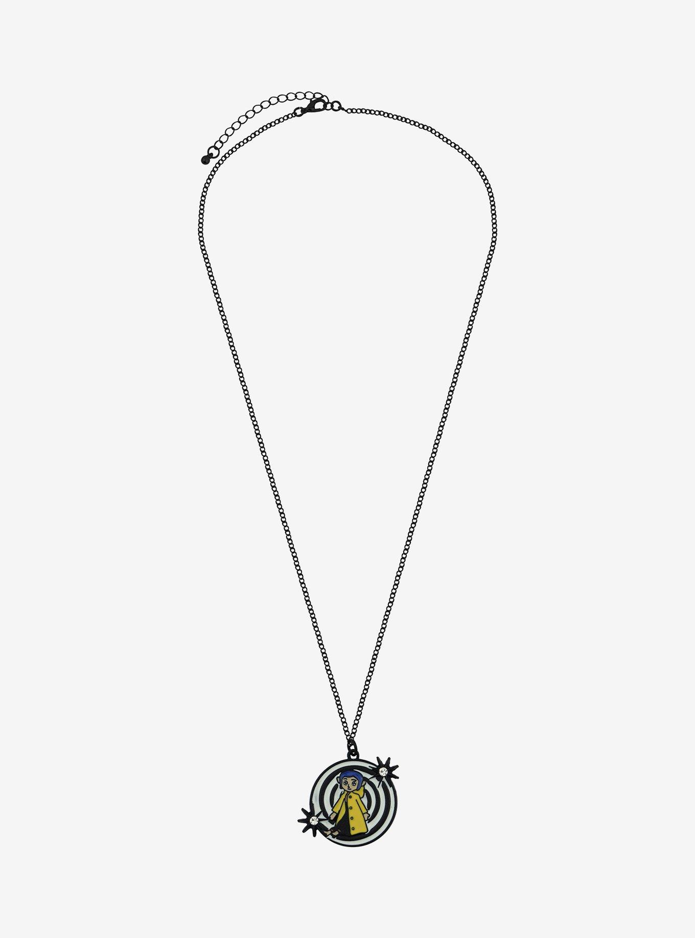 Coraline Beldam's Doll Pendant Necklace, , alternate